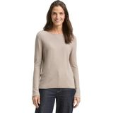 TOM TAILOR - Trui - Taupe - Gebreide Truien