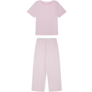 Women'Secret Capri-pyjama Soft Touch Summer Set voor dames, Roze, L