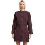 G-Star - D27009-E078-C074 - Moto Jurk - Lila - Lange Mouwen - Duurzaam - Gerecycled Katoen