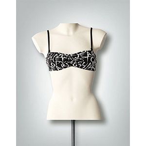 Schiesser Bandeau-top bikinitop voor dames, zwart (000), 70B