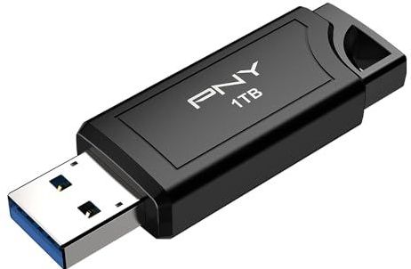 PNY 1TB PRO Elite V3 USB 3.2 Gen 2 Flash Drive, up to 1000MB/s Read, up to 800MB/s Write, Extreme Performance for Professional Data Storage and Transfers, Premium Metal Design, Type-A Connector