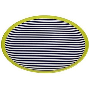 Premier Housewares Mimo Stripe zijplaat, melamine, meerkleurig, 20 x 20 x 1 cm
