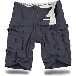 Trooper Cargoshorts Lightning Edition voor heren, bermuda, korte broek, vintage (S-7XL), antraciet, XXL