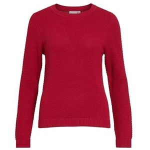 Vidalo O-Neck L/S Knit Top- Noos, jester rood, XXL
