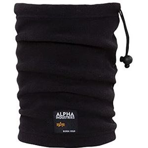 Alpha Industries Label Fleece Kous Sjaal Black