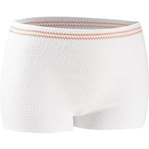 CARER SPARK Wegwerpbroek, postpartum ondergoed, verpakking van 10 stuks, mesh, moederschap, wit, XXL (pak van 10)
