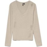 Vmlava - T-shirt - Glitterdetail - Lange Mouwen - Loose Fit