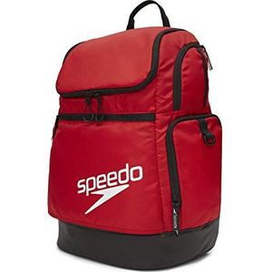 Speedo Unisex Large Teamster Backpack 35 liter rugzak, Speedo Rood 2.0, Eén maat