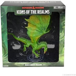 WizKids D&D Icons of The Realms: Adult Green Dragon Figuur | DnD miniaturen