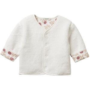 United Colors of Benetton Babyjongens Giacca M/L 3ekna501r Gebreide jas, wit, 62 cm