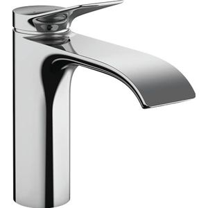 hansgrohe Vivenis - Wastafelkraan zonder afvoer, Wastafelmengkraan met uitloop hoogte 110 mm, Badkamerkraan waterbesparend (EcoSmart), chroom