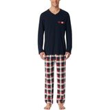 Relaxed fit pyjama met borstzak