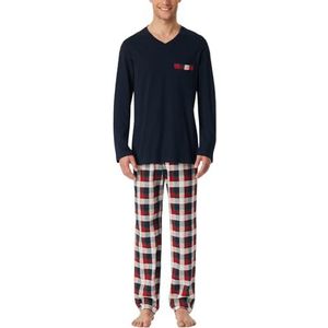 Relaxed fit pyjama met borstzak