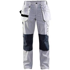 Blaklader 71311210 kledingbroek voor dames, wit/grijs, maat D19