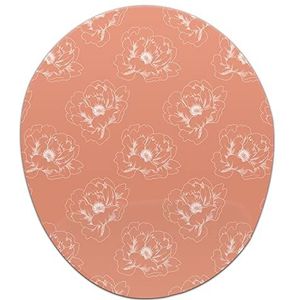 Bonamaison, Ergonomische muismat met polssteun, digitaal bedrukte muismat tegen schede problemen, antislip onderkant, voor kantoor en thuis, afmetingen: 20 x 23 cm