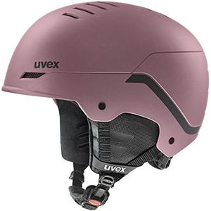 uvex wanted - skihelm voor dames en heren - individueel passysteem - geoptimaliseerde ventilatie - bramble - black stripes matt - 58-62 cm