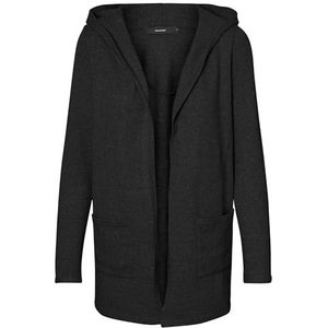 VERO MODA VMDOFFY gebreid damesvest, zwart, M