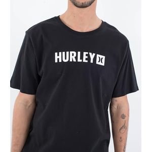 Hurley T-Shirt Korte Mouw Heren - EVD The Box Zwart