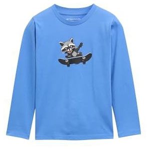 TOM TAILOR Kinder-T-shirt met lange mouwen, 37177 - Soft Mid Blue, 92-98