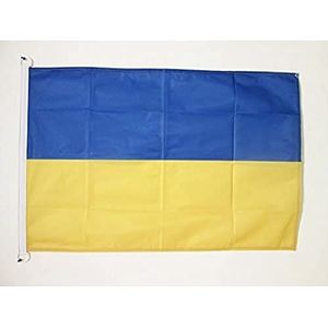 Oekraïne Vlag 150x90cm - Oekraïne Vlag 90 x 150 cm Speciale Buiten - Vlaggen - AZ VLAG