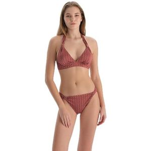 Dagi Brown Fashion Knitted Low Waist Slips, Bruin, 38, bruin, 38