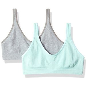 Hanes Girls' Big Seamless ComfortFlex Fit Cozy Pullover Bra 2-Pack,
