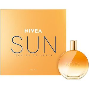 NIVEA SUN Eau de Toilette, parfum met de originele zonnebrandcrème, zomerse en verfrissende unisex in iconische parfumfles (100 ml)