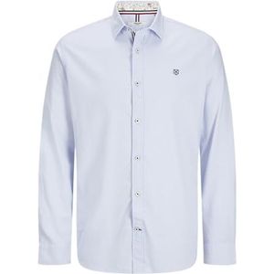 Jprblamontpellier Detail L/S Shirt Smu, wit, XS