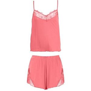 Homewear - Pyjamatop en Short - Beige - Gecertificeerd Gerecycled Nylon