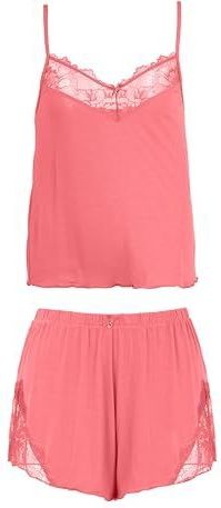 Homewear - Pyjamatop en Short - Beige - Gecertificeerd Gerecycled Nylon