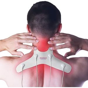 TensCare Specifieke elektrode voor TENS/EMS voor het verlichten van nekpijn, hoge hechting, gemakkelijk te verwijderen en aan te brengen, compatibel met TENS- en EMS-apparaten