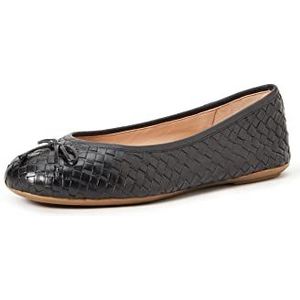 Balletschoenen - Zwart - Leer - Plat