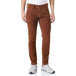 Replay Heren Jeans Anbass Slim-Fit met stretch, 116 TOBACCO, 30W / 30L