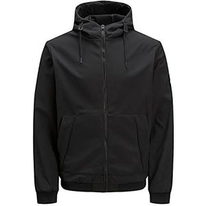 JACK & JONES Male jas met capuchon, zwart, M