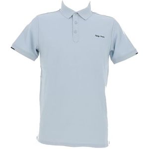 Teddy Smith P-Ray MC Poloshirt voor heren, pastelblauw, maat M, Pastel Blauw, M