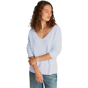 TOMMY HILFIGER - Trui - Lichtblauw - Katoen