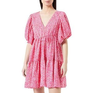 LOMASI Zomerjurk voor dames 19323483-LO01, roze-wit, S, zomerjurk, S