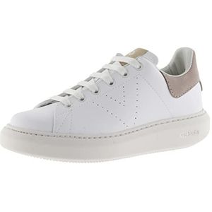 victoria Women 1263101-WOMEN Low-Top VICTORIA LEATHER EFFECT LOW TENNIS MILAN & SPLIT LEATHER BACK & STAMPED LOGO NUDE 36