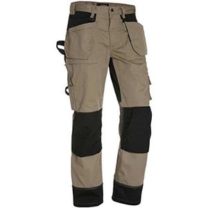 Blakläder 150318602499D84 broek tweekleurig, D112, Khaki/Zwart