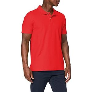 Stedman Apparel Heren Polo/ST3000 Regular Fit shirt met korte mouwen, Scarlet Red, X-Large