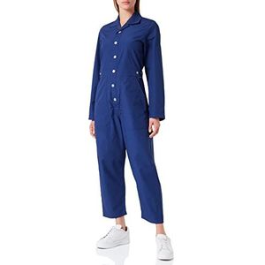 G-STAR RAW Dames Casual jumpsuit lange mouw Jumpsuit, Blauw (balpen blauw C973-1822), S