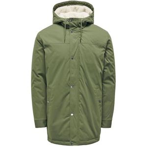 ONLY & SONS Heren ONSALEXANDER OTW NOOS VD Parka Olive Night, XL, groen (olive night), XL