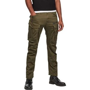 G-Star Raw heren broek Rovic Zip 3D Straight Tapered, Groen (Dk Brons Groen 5126-6059), 33W / 34L