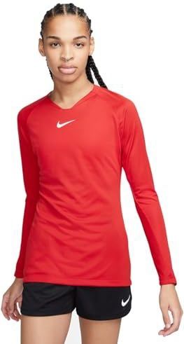Nike - Dri-Fit Park - Ondershirt - Rood/Wit - 100% Gerecycled Polyester