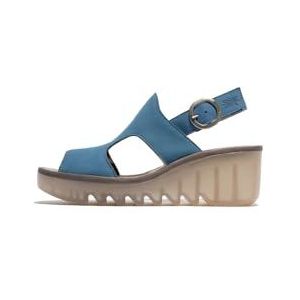 Fly London Baif585fly damessandalen, Blauw, 39 EU