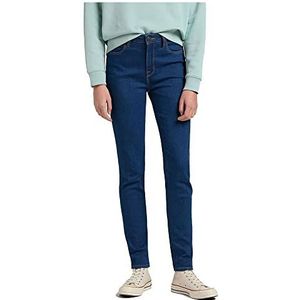 Lee Scarlett High Jeans voor dames, blauw (Dark Zuri), 25W x 33L