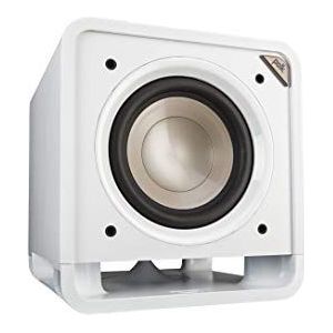 Polk Audio HTS 10 Actieve Subwoofer, 10"" Bass Box 200W, Dynamische Balans Driver, Verbeterde Bass met Power Port® - Wit