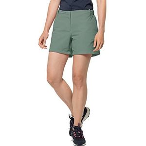 Jack Wolfskin Dames Pack & GO W Shorts, Picnic Green, XL, Picnic Groen, XL