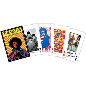 Piatnik - The Sixties – themakaartspel – kaartspel uit de jaren 60 – 55 verzamelkaarten – 1666