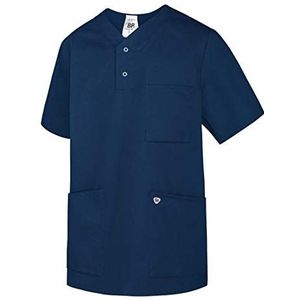 BP 1741-853-110-S Unisex overtrek-tas, 1/2 mouwen, V-hals met arm-liftsysteem, 200,00 g/m² stofmix, nachtblauw, S